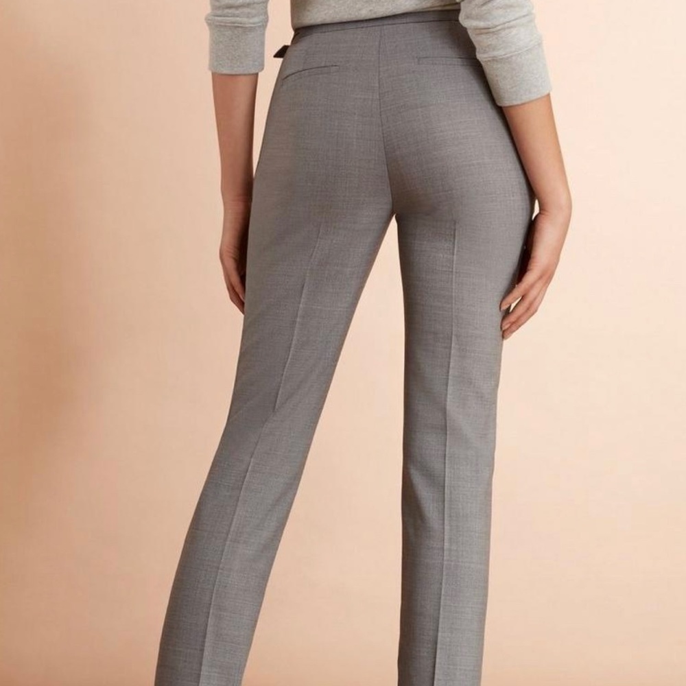 Brooks Brothers Wool-blend Hopsack Pleated Pants - 8 - Picture 2 of 6